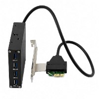 IPPON PCI-E Card USB3.0 4xPorts + 3.5" Bay Kit