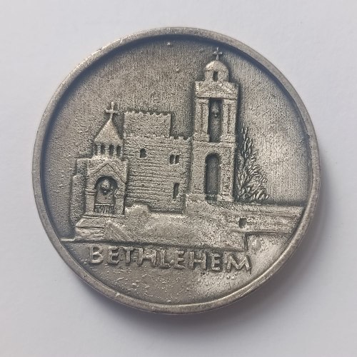 2000 בית לחם Jubilee A.D. 2000 BETHLEHEM Medal- מדליה נחושת, 45 מ"מ, מוכספת, הנפקה פרטית