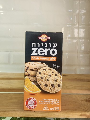 עוגיות זירו וניל תפוז נטיפי שוקולד מריר