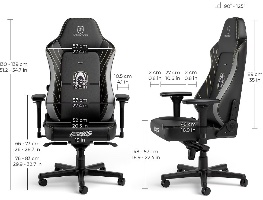 Noblechairs HERO Team Heretics Edition- מידות הכיסא