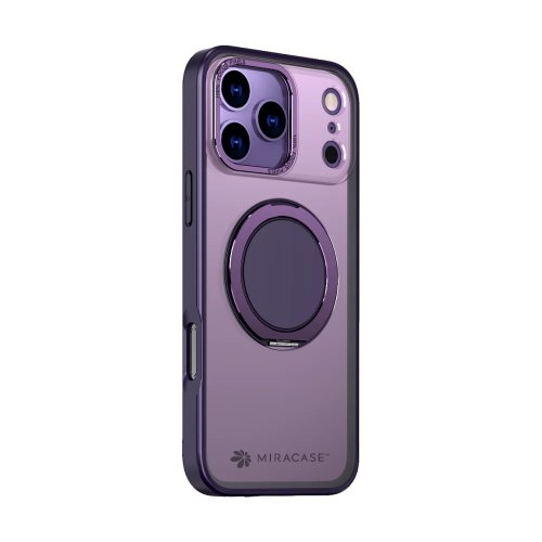 כיסוי סגול עבור Miracase Miraring iPhone 17 Pro