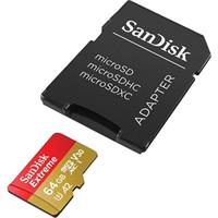 כרטיס זיכרון SanDisk Extreme A2 Micro SDXC UHS-I SDSQXA2-064G- נפח 64GB