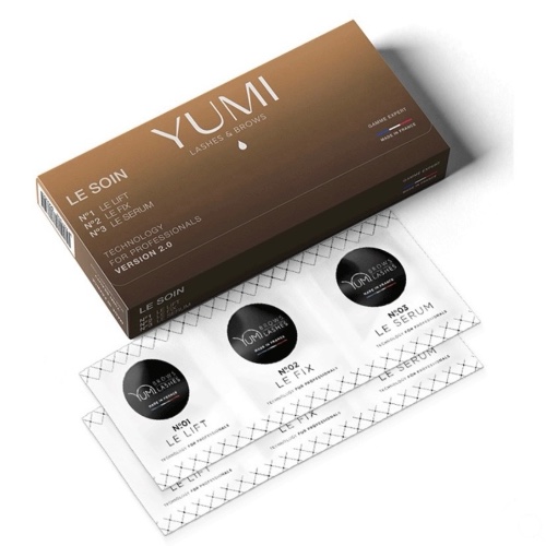 Yumi Lashes מארז 10 שקיות מכל שלב לריסים וגבות