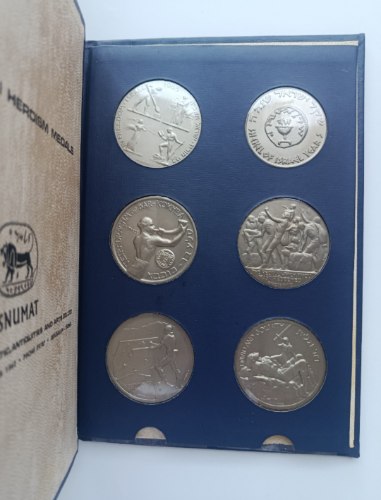 סדרת 6 מדליות גבורה ישראליות באלבום, 59 מ"מ, "ישנומט", הנפקה פרטית