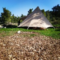 אוהל טיפי קוטר 5 מטר