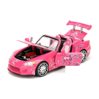 ג'אדה מהיר ועצבני - הונדה ורודה - Jada Fast & Furious Toyko Drift 1:24 Suki's 2001 Honda S2000