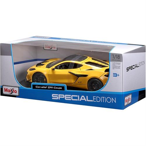דגם מכונית קורבט קופה ZR1 צהוב - Maisto 1:18