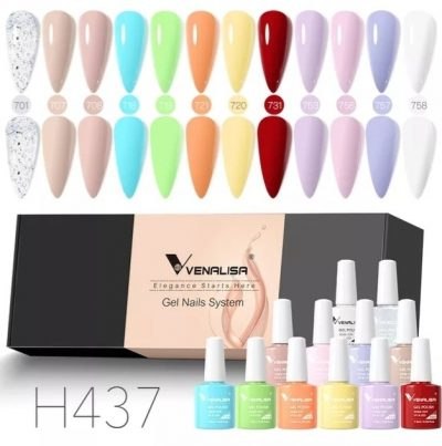 סט 12 צבעים צבעי קיץ H437 ונליסה VENALISA