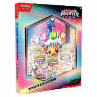 פוקימון - מארז קלפים פריזמטיק בינדיר - POKEMON SCARLET&VIOLET PRISMATIC EVOLUTION BINDER COLLECTION