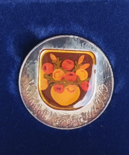 כלניות- שנת 1992, מדליה כסף/999, 26 מ"מ, 10 גרם, החברה הממשלתית למדליות ולמטבעות