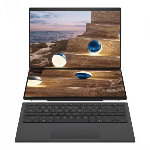 מחשב נייד ASUS Zenbook Duo 14.0" WQXGA Core Ultra 9 386H 32GB 2TB אפור Win11 Home UX8407AA-SN046W