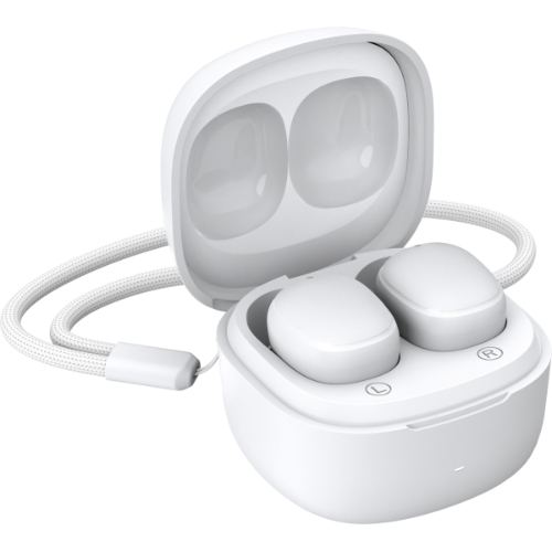 אוזניות בלוטוס Coral Mini cube A19 TWS צבע לבן