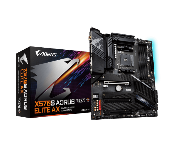 לוח אם Gigabyte X570s AORUS ELITE 1.1 AMD ZEN3 WIFI6 2.5GB LAN