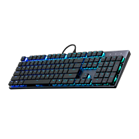 מקלדת גיימינג מכאנית CoolerMaster SK650 RGB עברית/אנגלית
