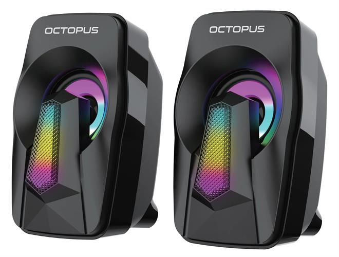 זוג רמקולים גיימינג למחשב דגם OCT-059 מבית Octopus