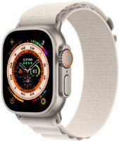 שעון חכם Apple Watch Ultra 49mm GPS + Cellular צבע שעון Titanium Case צבע רצועה Starlight Alpine Loo