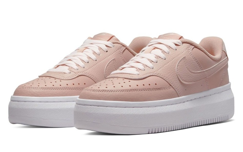נעלי נייק Nike Court Vision Alta ורוד לבן