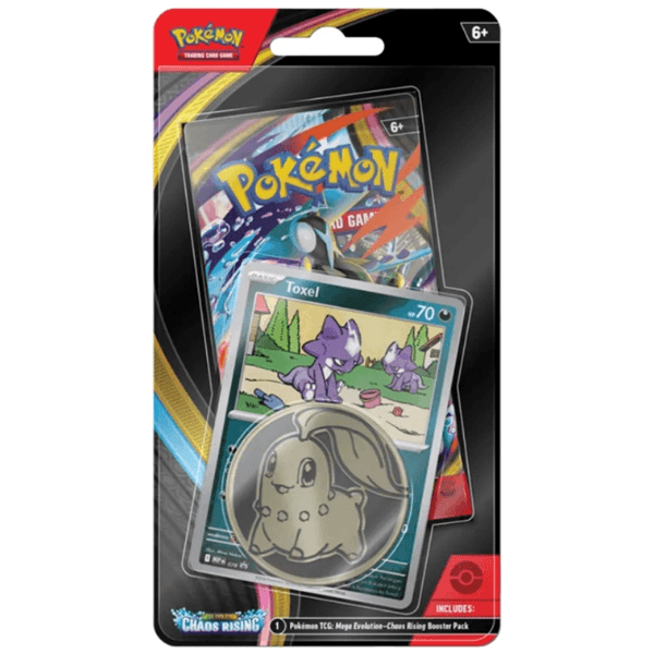 Pokemon TCG: Mega Evolution 04 Toxel Checklane Blister קלפי פוקימון מקוריים בליסטר מגה אבולושן