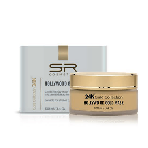 מסכת הוליווד זהב למתיחה -SR Cosmetics Hollywood Gold Mask