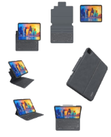 מקלדת אלחוטית וכיסוי ZAGG Pro Keys Apple Ipad 10.9 10th Gen