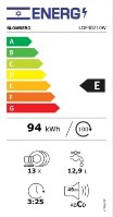 מדיח כלים רחב 60 ס"מ לבן Blomberg דגם LDF30210W בלומברג