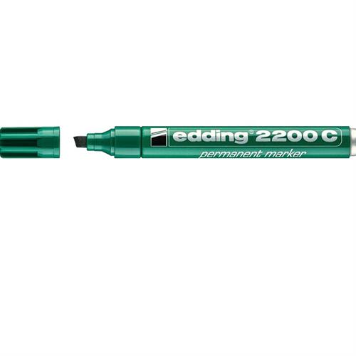 טוש פרמננט edding ראש קטום 2200 ירוק אדינג edding