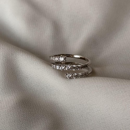 טבעת ספירלה קטנה- כסף