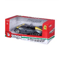 דגם בוראגו מכונית פרארי מונזה אפורה 1/24 Bburago Ferrari Monza SP1