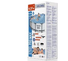 בריכת אולטרה עגולה אפורה 427X107 סמ MAX 56950 מבית BESTWAY