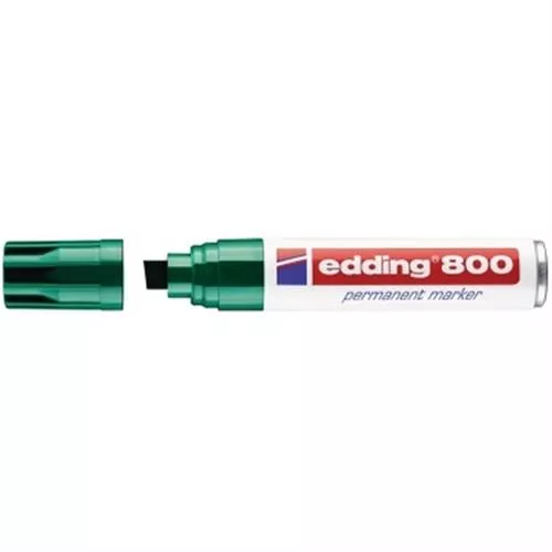 טוש פרמננט 800 טיפ 4-12 מ"מ ירוק אדינג edding