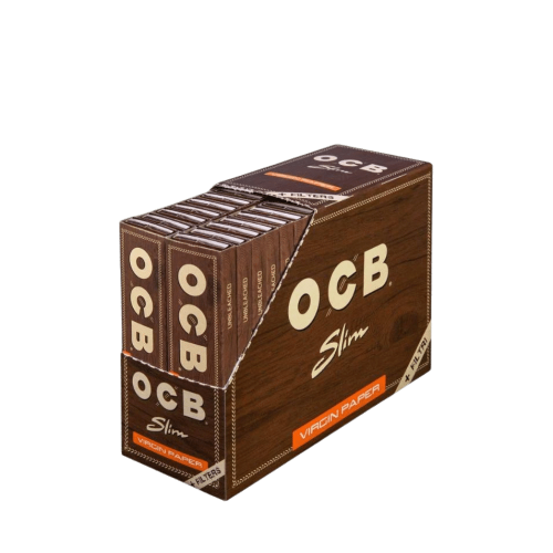 נייר גלגול OCB חום גדול + פילטר – מארז 32 יח'