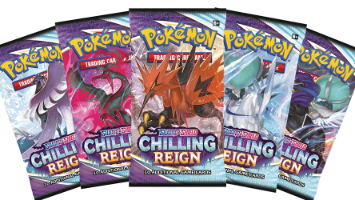 Pokemon TCG: Sword & Shield Chilling Reign Booster קלפי פוקימון מקוריים חבילת בוסטר צ'ילין ריין