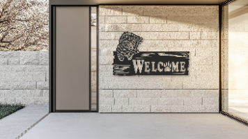 Welcome לוג עץ