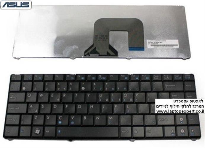 החלפת מקלדת למחשב נייד אסוס ASUS N20 Laptop Keyboard Black 9J.N0Z82.00U / 04GNPW1KUK00