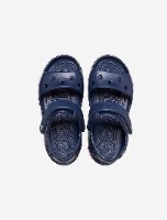 Crocs  Crocs Bayaband Sandal K - סנדלים לילדים קרוקס בצבע נייבי/אדום