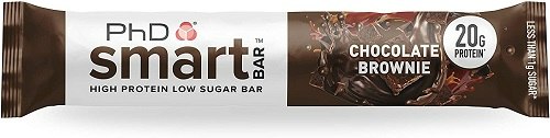 מארז 12 יחידות - חטיף חלבון - חטיף חלבון שוקולד בראוני - PHD SMART BAR