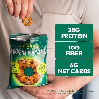 בייגלה מועשר בחלבון 10 יחידות | Protein Pretzels Crisp Power