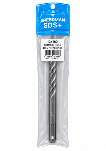 מקדח לפטישון ⁦SPEEDMAN SDS+⁩ – ⁦12×160⁩ מ״מ