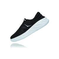 Hoka Ora Recovery Shoes 2 נעלי גרב נשים הוקה אורה 2 בצבע שחור לבן | נעלי התאוששות הוקה