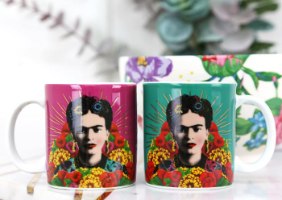 מארז זוג ספלי אספרסו פרידה קאלו Frida Kahlo