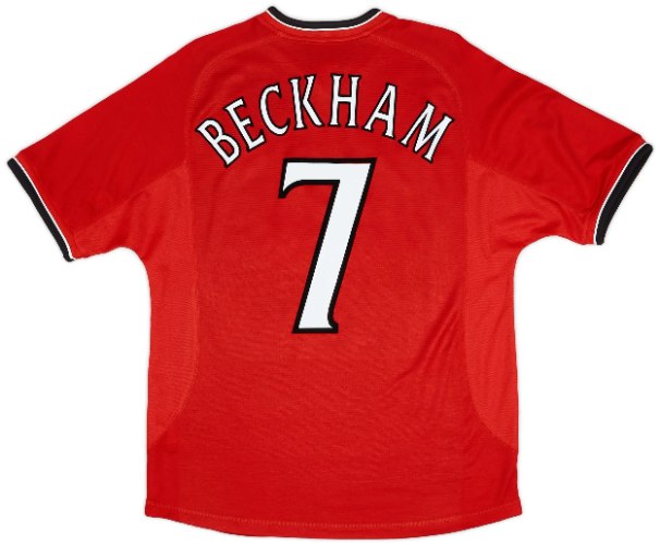 חולצת רטרו מנצ'סטר יונייטד 2000/02 - Beckham #7