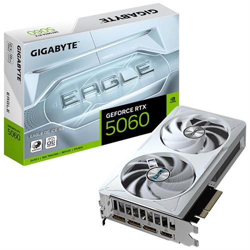 Gigabyte RTX 5060 EAGLE OC ICE 8G GV-N5060EAGLEOC ICE-8GD