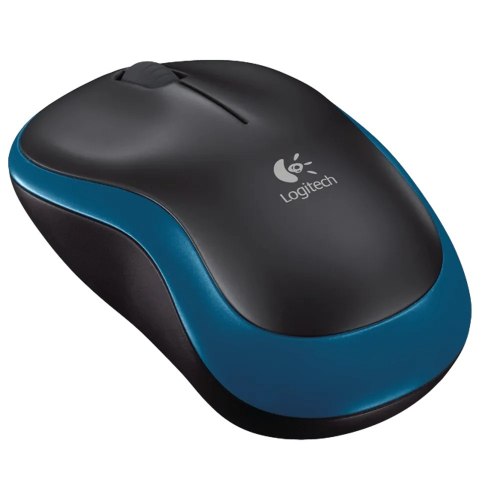 עכבר Logitech M185 אלחוטי בגוון כחול