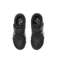 ASICS JOLT 4 PS KIDS BLACK CYBER GRAPE נעלי אסיקס לילדים שחור סגול