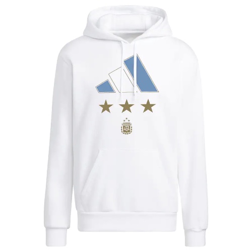 Argentina National Team 2022 Winners Pullover Hoodie - White