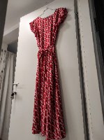 שמלת אנני -אדום פרינט