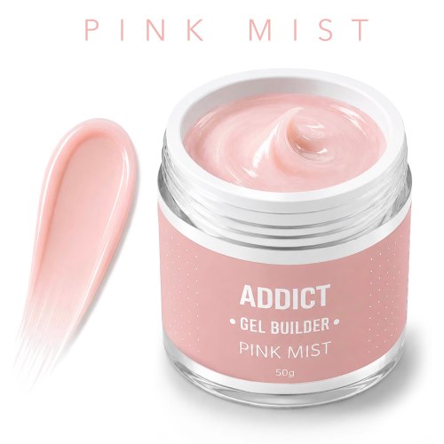 ADDICT ג'ל בנייה 50 מ"ל PINK MIST