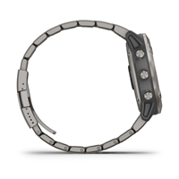 שעון דופק Garmin fenix 6X Pro Solar Edition Titanium With Vented Titanium Bracelet