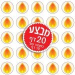 מדבקות שלהבות 1/20