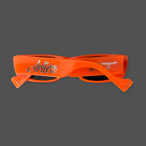 Block the haters sunglasses in Orange